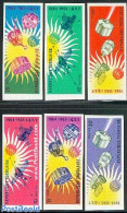 Togo 1964 Quiet Sun Year 6v, Imperforated, Mint NH, Science - Astronomy - Astrology