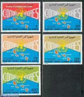 Comoros 1985 UN Membership 5v, Mint NH, History - United Nations - Comoren (1975-...)