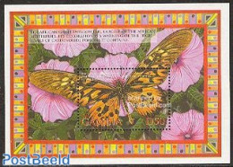 Gambia 2002 Papilo Antimachus S/s, Mint NH, Nature - Butterflies - Gambie (...-1964)