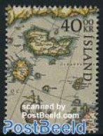 Iceland 1984 NORDIA 84 1V, Mint NH, Transport - Various - Ships And Boats - Maps - Unused Stamps