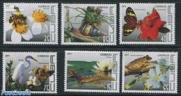 Cuba 2011 Flora & Fauna 6v, Mint NH, Nature - Animals (others & Mixed) - Bees - Birds - Butterflies - Flowers & Plants.. - Unused Stamps