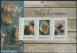Netherlands - Personal Stamps TNT/PNL 2012 Seasons, Autumn 3v M/s, Mint NH, Nature - Trees & Forests - Rotary Club