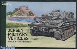 Jersey 2013 Military Vehicles Prestige Booklet, Mint NH, History - Transport - Militarism - Stamp Booklets - Automobiles - Militaria