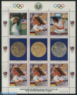 Paraguay 1989 Olympic Winners M/s, Mint NH, Sport - Olympic Games - Tennis - Tennis