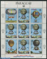 Paraguay 1983 Aviation Bicentenary M/s, Mint NH, Transport - Balloons - Fesselballons
