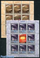 Yugoslavia 2000 Europa 2 M/ss, Mint NH, History - Transport - Europa (cept) - Space Exploration - Unused Stamps