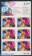 Canada 2006 Wishing Stamps Foil Booklet, Mint NH, Various - Greetings & Wishing Stamps - Neufs