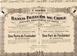 BANCO FRANCÉS De CHILE - Banco & Caja De Ahorros
