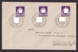 Magdeburg Deutsches Reich Sachsen Anhalt Sondermarke U. Stempel Wehrkampftag - Lettres & Documents