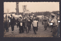 Selt. Foto Ansichtskarte Kraft Durch Freude Deutsches Reich Soldaten Festumzug - Lettres & Documents