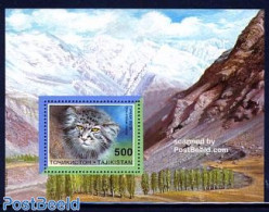 Tajikistan 1996 Small Catlikes S/s, Mint NH, Nature - Animals (others & Mixed) - Cat Family - Cats - Tadschikistan