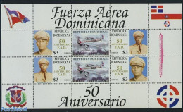 Dominican Republic 1998 Airforce 6v M/s, Mint NH, Transport - Aircraft & Aviation - Vliegtuigen