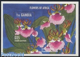 Gambia 1995 Flowers S/s, Mint NH, Nature - Flowers & Plants - Gambie (...-1964)