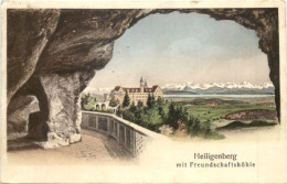 Heiligenberg Mit Freundschaftshöhle - Künstler Ak Eugen Felle - Autres & Non Classés