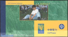 Hong Kong 2001 CLP Power 4v In Booklet, Mint NH, Nature - Science - Trees & Forests - Energy - Stamp Booklets - Unused Stamps