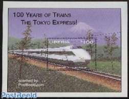 Liberia 2001 Railways S/s, Tokyo Express, Mint NH, Transport - Railways - Trenes