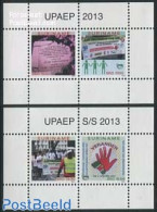 Suriname, Republic 2013 UPAEP 4v (2 M/s), Mint NH, U.P.A.E. - Surinam