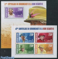 Niger 2013 Queen Elizabeth II 2 S/s, Mint NH, History - Kings & Queens (Royalty) - Familles Royales