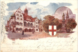 Rathaus Zu Freiburg - Künstler Ak Zorn - Freiburg I. Br.