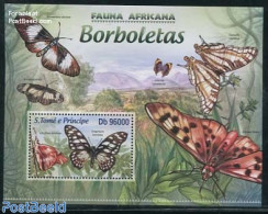 Sao Tome/Principe 2013 Butterflies S/s, Mint NH, Nature - Butterflies - São Tomé Und Príncipe