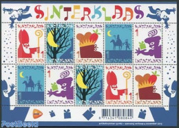 Netherlands 2013 Sinterklaas M/s (scented), Mint NH, Nature - Religion - Various - Horses - Saint Nicholas - Scented S.. - Unused Stamps