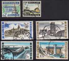 Belgique 1968 COB 1461-1462, 1466 à 1469 (complet) - Used Stamps