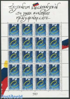 Liechtenstein 1999 European Council M/s, Mint NH, History - Europa Hang-on Issues - Unused Stamps