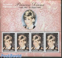 Romania 1999 Princess Diana M/s, Mint NH, History - Charles & Diana - Kings & Queens (Royalty) - Unused Stamps