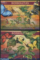 Guinea Bissau 2013 Butterflies 2 S/s, Mint NH, Nature - Butterflies - Guinea-Bissau