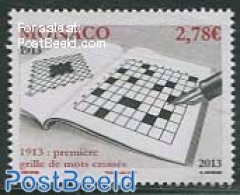 Monaco 2013 100 Years Crosswords 1v, Mint NH, Various - Toys & Children's Games - Ongebruikt