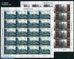 Faroe Islands 2004 Europa 2 M/ss, Mint NH, History - Transport - Various - Europa (cept) - Ships And Boats - Tourism - Schiffe