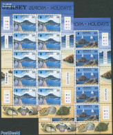 Jersey 2004 Europa 2 M/ss, Mint NH, History - Nature - Various - Europa (cept) - Birds - Lighthouses & Safety At Sea - Leuchttürme