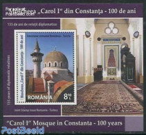 Romania 2013 Carol I Mosque S/s, Joint Issue Turkey, Mint NH, Religion - Various - Religion - Joint Issues - Nuevos
