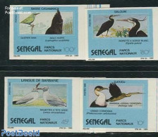 Senegal 1989 Birds 4v, Imperferated, Mint NH, Nature - Birds - Senegal (1960-...)