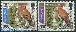 Virgin Islands 2011 Revenue Stamps 2v, Mint NH, Nature - Birds - Britse Maagdeneilanden
