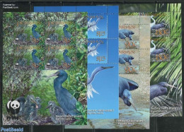 Penrhyn 2008 WWF, Birds 4 M/s, Mint NH, Nature - Birds - World Wildlife Fund (WWF) - Penrhyn