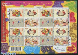 Hong Kong 2004 Children Games M/s, Mint NH, Various - Toys & Children's Games - Unused Stamps