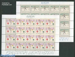 Liechtenstein 2002 Europa, Circus 2 M/s, Mint NH, History - Performance Art - Europa (cept) - Circus - Unused Stamps