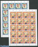 Luxemburg 2002 Europa, Circus, 2 M/ss, Mint NH, History - Performance Art - Unused Stamps