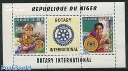 Niger 1996 90 Years Rotary S/s, Mint NH, Health - Nature - Various - Fruit - Rotary - Obst & Früchte
