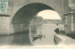 Joinville Le Pont 1907; Perspective Du Grand Bras, Prise Sous Le Pont - Voyagé. (LL.) - Joinville Le Pont