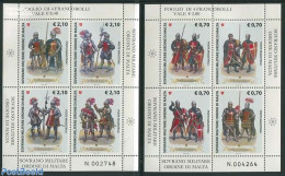 Sovereign Order Of Malta 2013 Uniforms 8v (2 M/s), Mint NH, History - Various - Knights - Uniforms - Costumes
