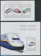 Togo 2013 Japanese Railways 2 S/s, Mint NH, Transport - Railways - Trains