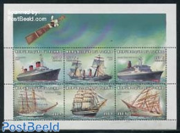 Chad 1998 Ships 6v M/s, Mint NH, Transport - Ships And Boats - Autres & Non Classés