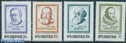 Albania 1987 Famous Persons 4v, Mint NH, Art - Authors - Schriftsteller