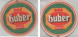 5001030 Bierdeckel Rund - Huber Bräu Mit Nadelloch - Sous-bocks