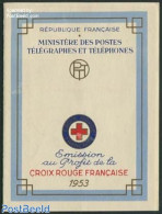 France 1953 Red Cross Booklet, Mint NH, Health - Red Cross - Stamp Booklets - Unused Stamps