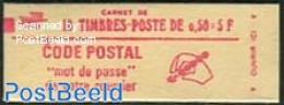 France 1972 Definitives Booklet 10x0.50, 3 Phosphor Bars, Mint NH, Stamp Booklets - Ungebraucht