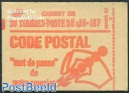France 1975 Definitives Booklet 20x0.80, Mint NH, Stamp Booklets - Unused Stamps