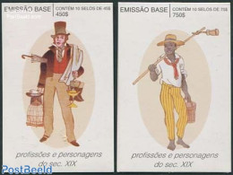 Portugal 1995 Professions 2 Booklets, Mint NH, Stamp Booklets - Ungebraucht